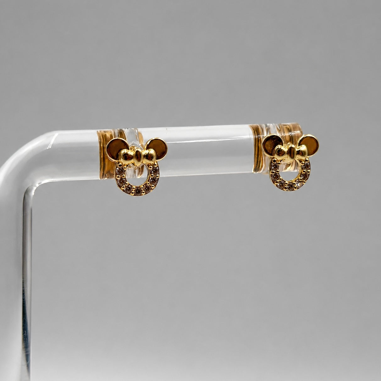 Aretes Estilo Topo Miki Mouse