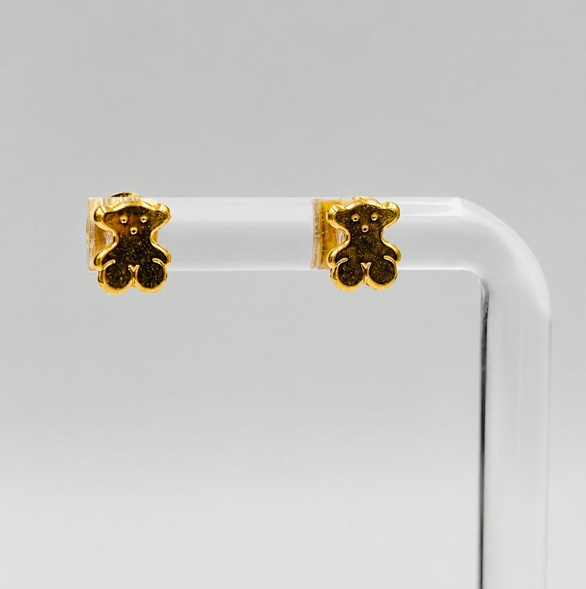 Aretes Estilo Topo Forma de Oso
