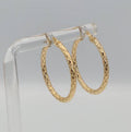 Aretes Estilo Aro Puntinato