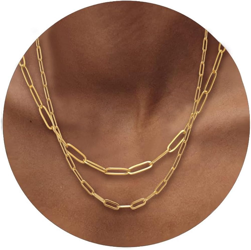cadena de clip ORO 18k