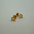 Aretes estilo topo Rolex Diamante Verde