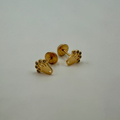 Aretes estilo topo Rolex Diamante Blanco