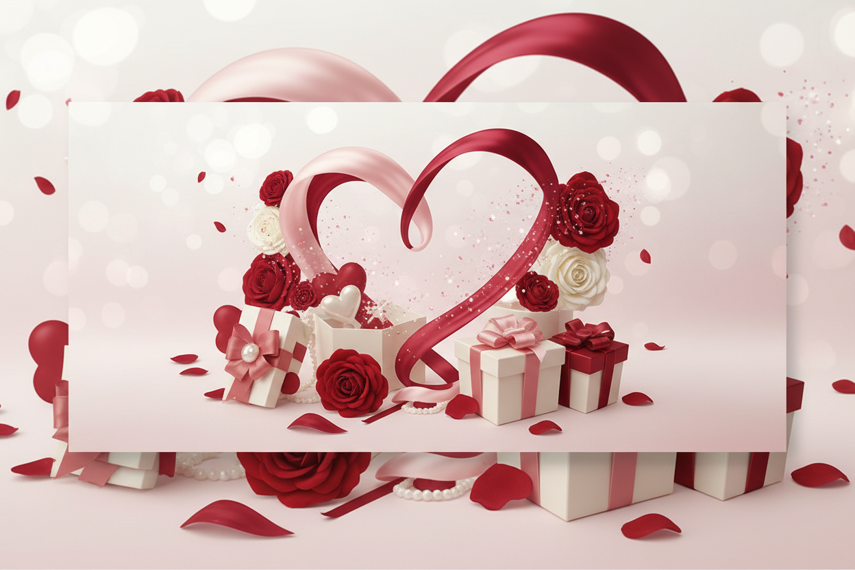 Valentine's Romantic Banner